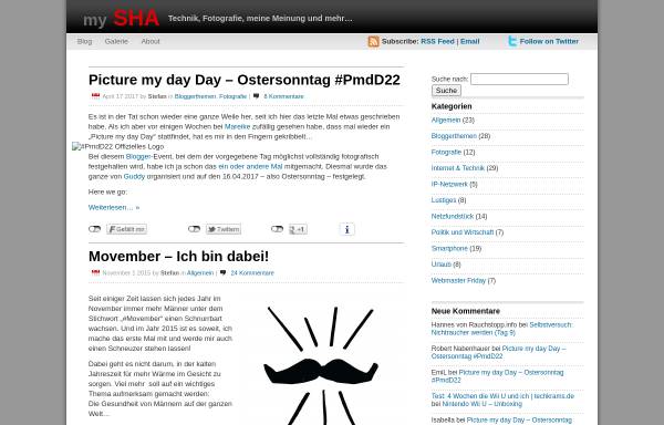 Vorschau von www.mysha.de, Harrichhausen, Stefan