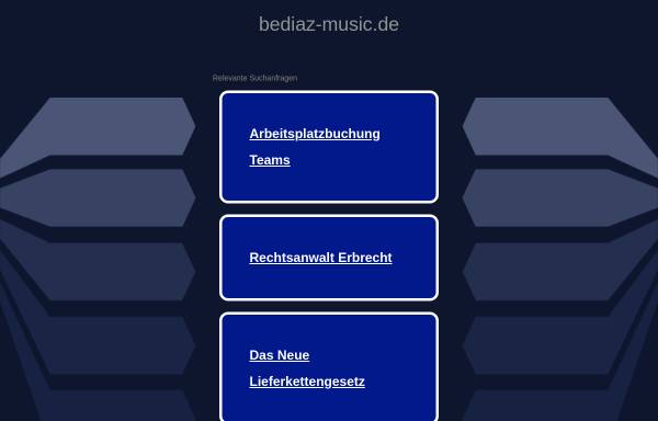 Vorschau von www.bediaz-music.de, Bediaz-Music, Inh. Volkan Bölükbasi
