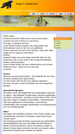 Vorschau der mobilen Webseite www.jagos-aquarium.de, Jagos-Aquarium - Oliver Hellstern