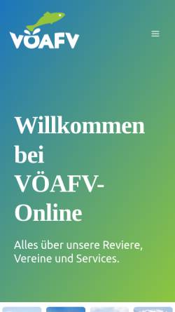 Vorschau der mobilen Webseite www.fischundwasser.at, Verband der österreichischen Arbeiter-Fischerei-Vereine