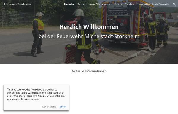 Vorschau von www.feuerwehr-stockheim.de, Freiwillige Feuerwehr Michelstadt-Stockheim