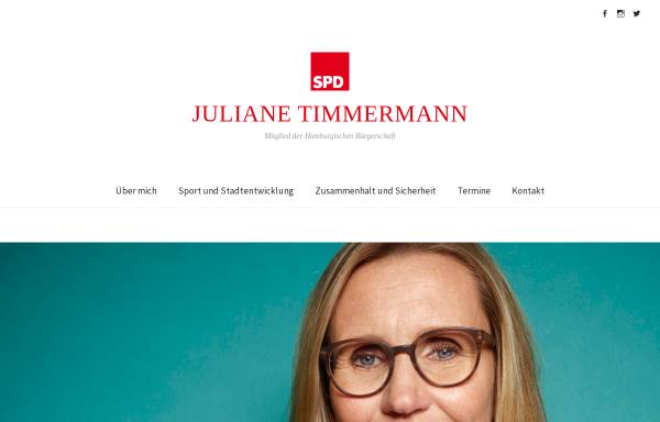 Vorschau von www.juliane-timmermann.de, Timmermann, Juliane (MdHB)