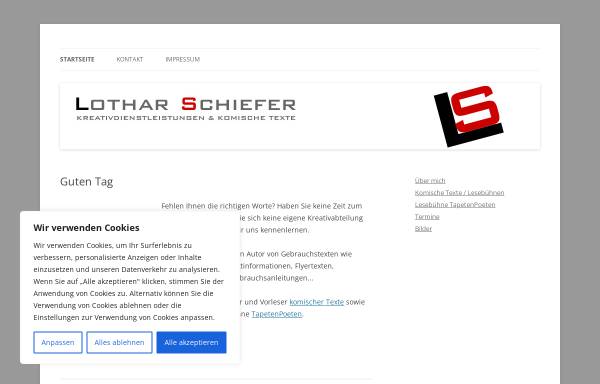 Vorschau von www.lothar-schiefer.de, Lothar Schiefer M.A.