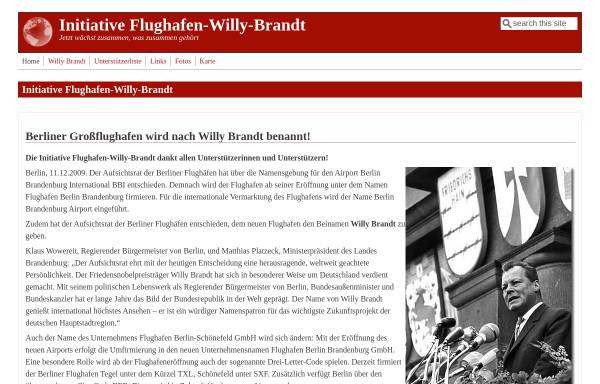 Vorschau von www.flughafen-willy-brandt.de, Initiative Flughafen-Willy-Brandt