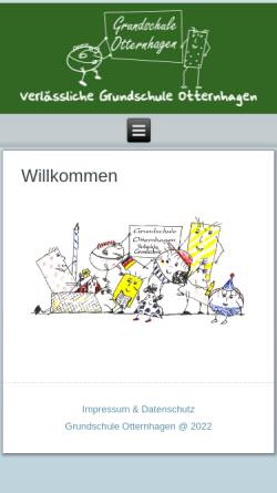 Vorschau der mobilen Webseite www.grundschule-otternhagen.de, Grundschule Otternhagen
