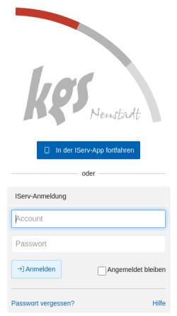 Vorschau der mobilen Webseite www.kgs-neustadt.de, Kooperative Gesamtschule Neustadt am Rübenberge