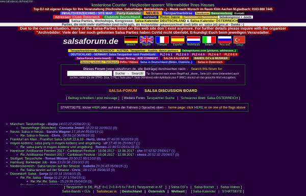 Vorschau von salsaforum.de, Salsa-Forum.de