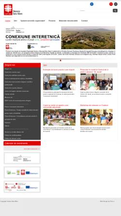 Vorschau der mobilen Webseite www.caritas-satumare.ro, Caritas Sathmar / Satu Mare