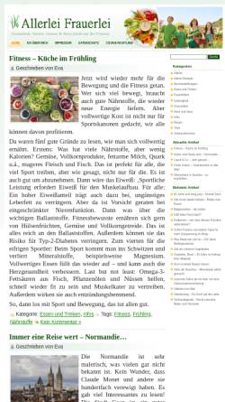 Vorschau der mobilen Webseite www.frauerlei.de, Frauerlei