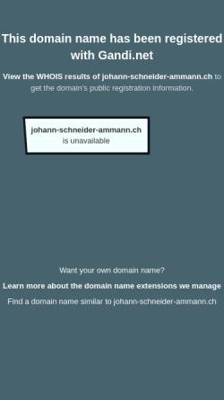 Vorschau der mobilen Webseite www.johann-schneider-ammann.ch, Schneider-Ammann, Johann N., Bundesrat