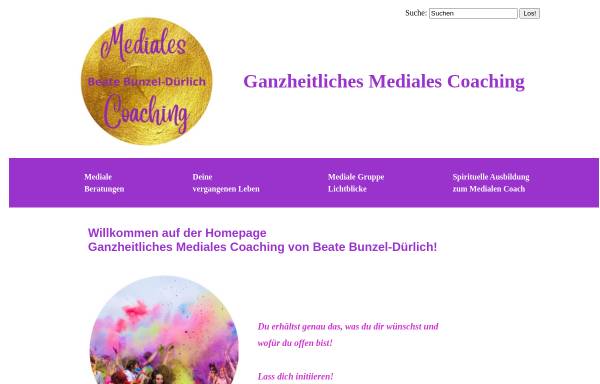 Vorschau von ganzheitliches-coaching.org, Ganzheitliches Coaching - Beate Bunzel-Dürlich