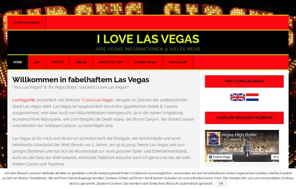 Vorschau von www.ilovelasvegas.de, I Love Las Vegas