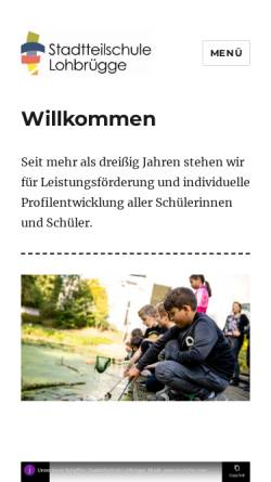Vorschau der mobilen Webseite stadtteilschule-lohbruegge.hamburg.de, Gesamtschule Lohbrügge