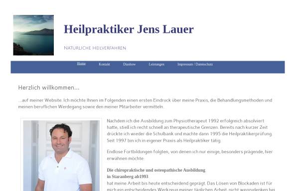 Vorschau von www.heilpraktiker-lauer-neuhofen.de, Lauer, Jens
