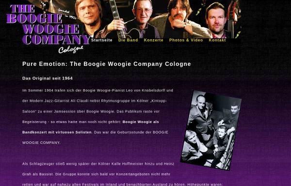 Vorschau von www.bwc-cologne.de, The Boogie Woogie Company Cologne