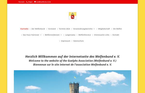 Vorschau von www.welfenbund.de, Welfenbund