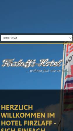 Vorschau der mobilen Webseite firzlaffs-hotel-neumünster.de, Hotel Firzlaff