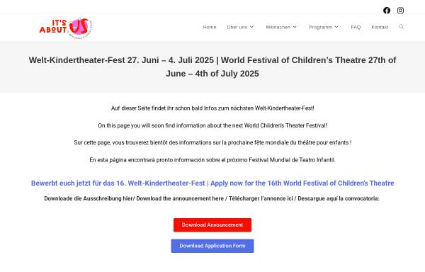 Lingen (Ems), Welt-Kindertheater-Fest