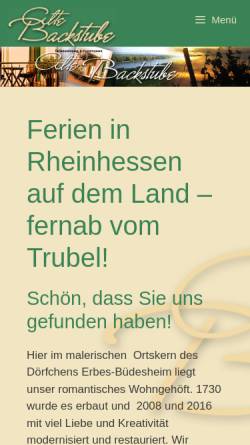 Alte Backstube