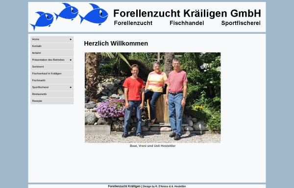 Vorschau von www.forellenzucht-kraeiligen.ch, Forellenzucht Kräiligen GmbH
