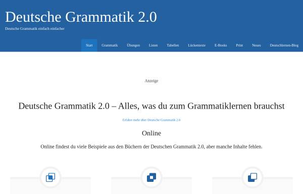 Deutsche Grammatik 2.0