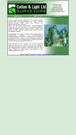 Vorschau der mobilen Webseite cottonandlight.co.nz, Cotton and Light Ltd. Surveyors