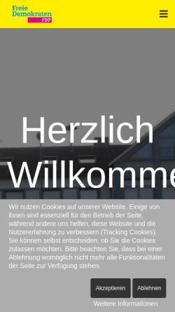 Vorschau der mobilen Webseite fdp-hellenthal.de, FDP Hellenthal