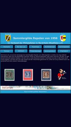 Vorschau der mobilen Webseite www.sammlergilde-repelen.de, Sammlergilde Repelen von 1956