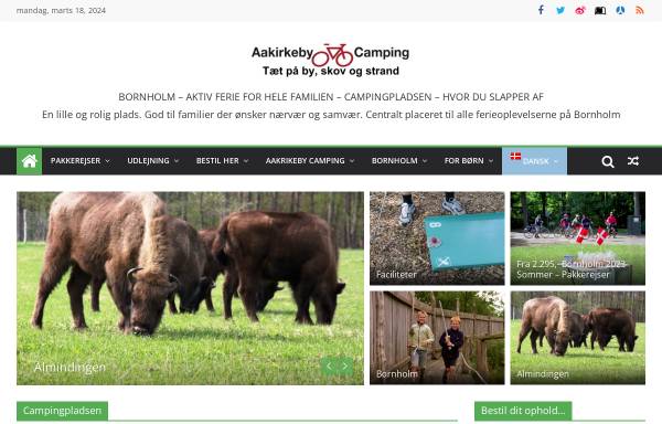 Vorschau von acamp.dk, Aakirkeby Camping