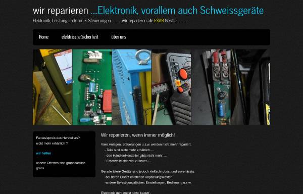 Vorschau von www.schweissmarkt.ch, Böni Electronic - P. + D. Böni