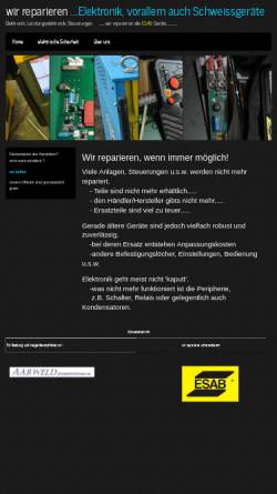 Vorschau der mobilen Webseite www.schweissmarkt.ch, Böni Electronic - P. + D. Böni