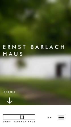 Vorschau der mobilen Webseite www.barlach-haus.de, Ernst Barlach Haus