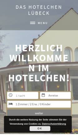 Vorschau der mobilen Webseite www.das-hotelchen.de, Das Hotelchen