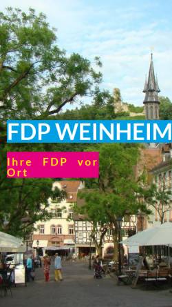 Vorschau der mobilen Webseite www.fdp-weinheim.de, FDP Weinheim