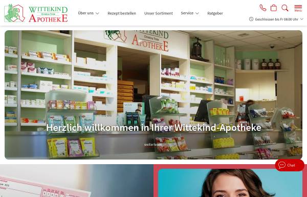 Vorschau von www.wittekind-apotheke-bielefeld.de, Wittekind Apotheke Bielefeld
