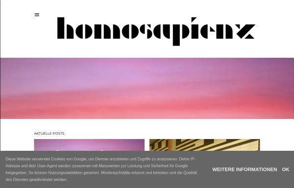 Vorschau von www.homosapienz.de, Homosapienz
