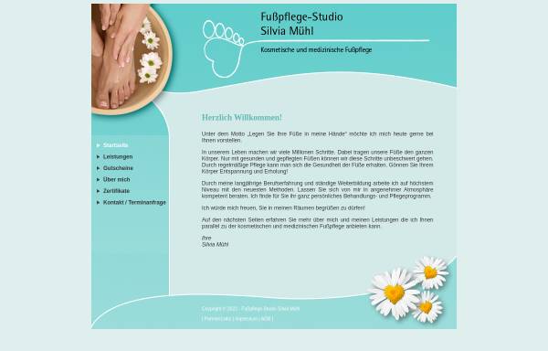 Vorschau von fusspflege-ismaning.de, Fußpflege-Studio - Silvia Mühl
