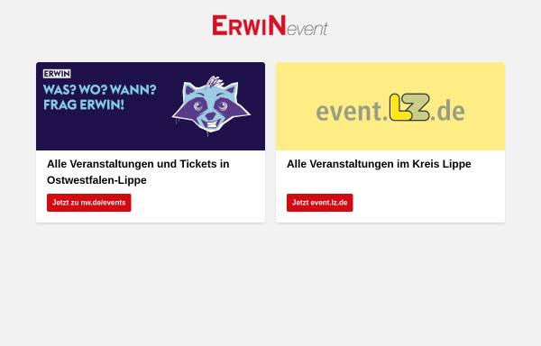 Vorschau von www.erwin-event.de, erwin-event.de