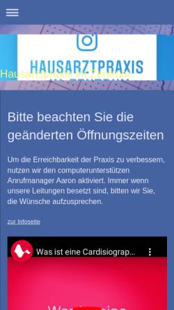 Vorschau der mobilen Webseite www.praxis-dr-ulrich-butz.de, Dr. med. Ulrich Butz, Arzt für Allgemeinmedizin