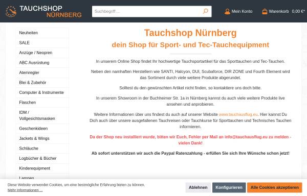 Tauchshop Nürnberg - Onlineshop für Sporttauchen und Tec-Tauchen