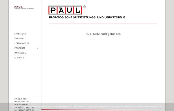 Vorschau von www.paulgmbh.de, P.A.U.L. GmbH