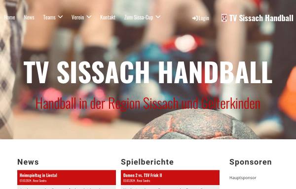 Vorschau von www.tvsissachhandball.ch, TV Sissach Handball