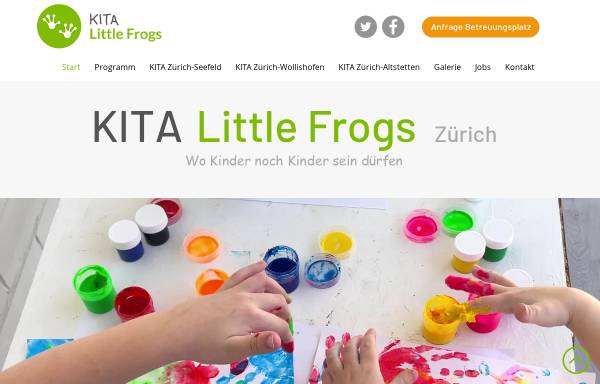 Vorschau von www.littlefrogs.ch, Little Frogs