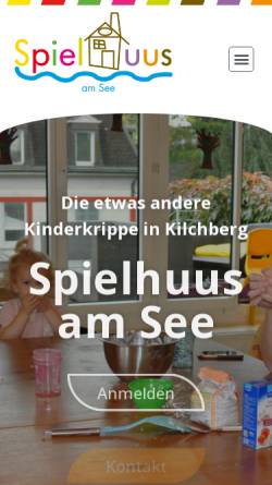 Vorschau der mobilen Webseite www.spielhuusamsee.ch, Spielhuus am See