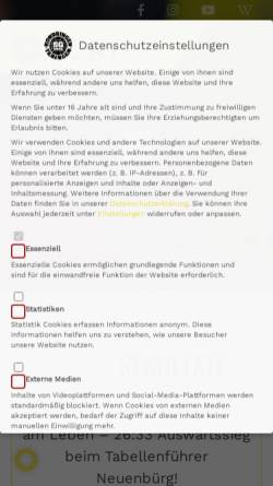 Vorschau der mobilen Webseite www.sg-kt.de, SG Koendringen- Teningen