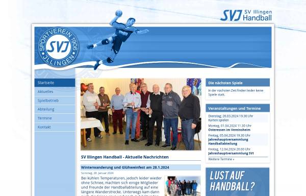 Vorschau von www.svi-handball.de, SV Illingen Abteilung Handball