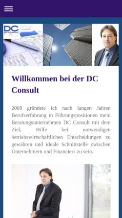 Vorschau der mobilen Webseite c-doerfler.de, DC Consult, Inh. Claus Dörfler