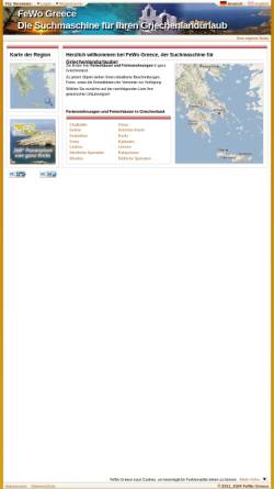 Vorschau der mobilen Webseite www.fewogreece.com, Fewo Greece