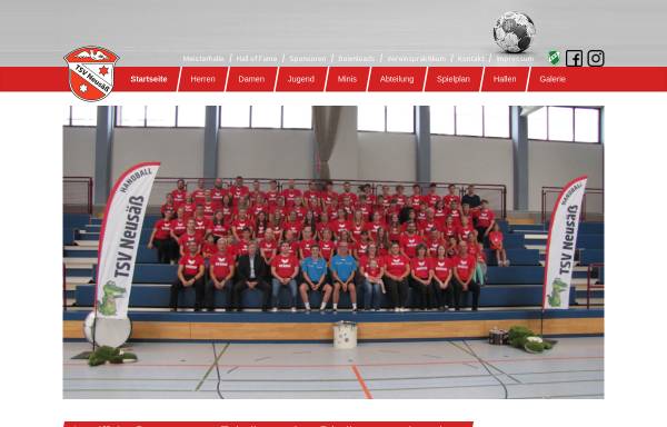 Vorschau von www.handball-neusaess.de, Handball Neusäß