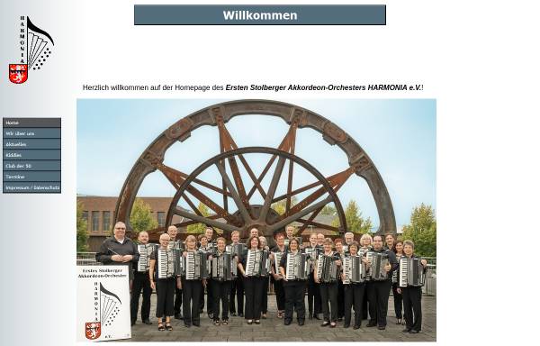 Vorschau von www.harmonia-stolberg.de, Akkordeon-Orchester Harmonia e.V.